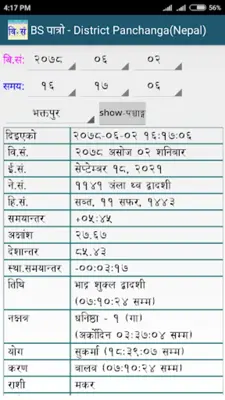 BS Patro - Nepali BsCalendar android App screenshot 8